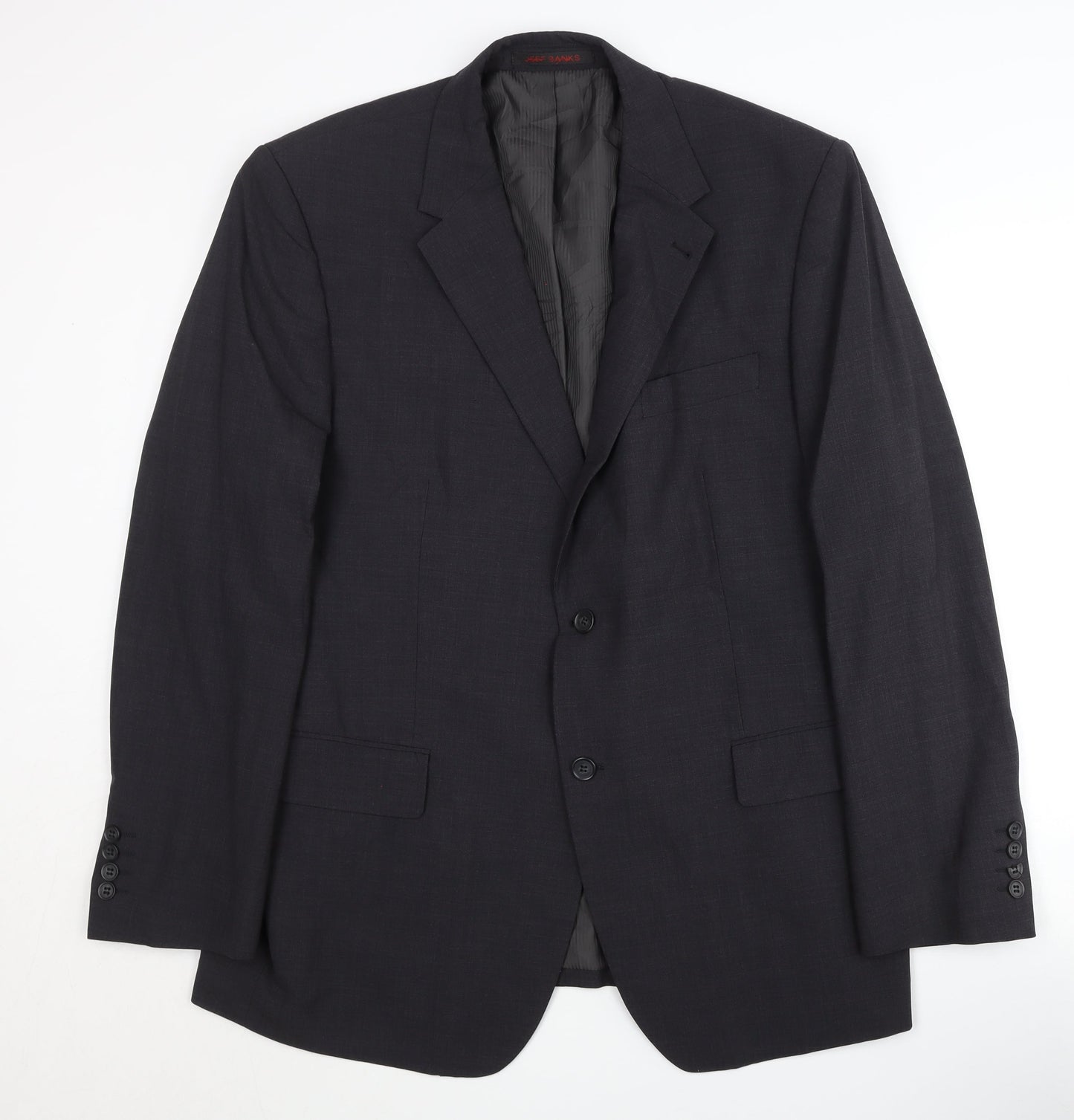 Mens UK Size 44 Jeff Banks Regular Grey Suit Jacket