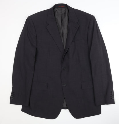 Mens UK Size 44 Jeff Banks Regular Grey Suit Jacket