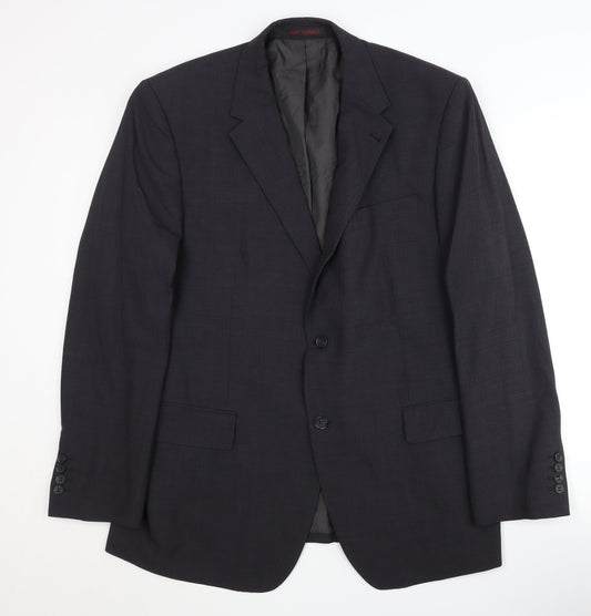 Mens UK Size 44 Jeff Banks Regular Grey Suit Jacket