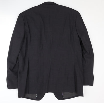 Mens UK Size 44 Jeff Banks Regular Grey Suit Jacket