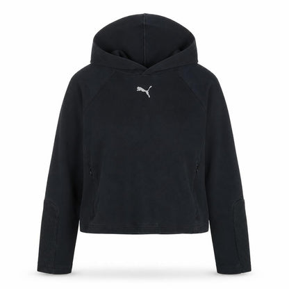 Womens UK Size 12 PUMA Black Pullover Hoodie