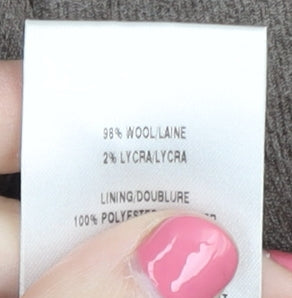 Eastex Women's Brown Blazer Size 16, Classic Two-Button