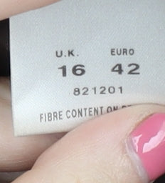 Eastex Women's Brown Blazer Size 16, Classic Two-Button