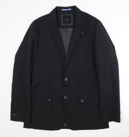 Jasper Conran Men's Black Blazer Size 38 Regular