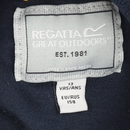 Regatta Boys Blue Fleece Pullover Sweatshirt Size 13