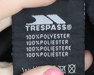 Trespass Men's Black 1/2 Zip Fleece Sweatshirt