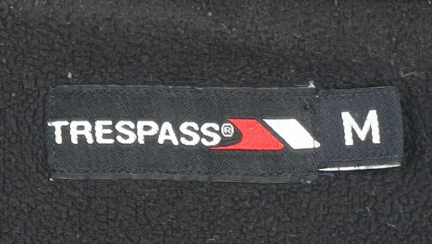 Trespass Men's Black 1/2 Zip Fleece Sweatshirt