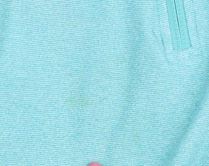 Regatta Women's Blue Size 16 Sweatshirt Mock Neck