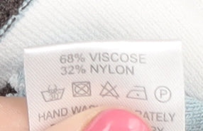 Eastex Women's Multicoloured Stripe Pullover Jumper Size 10