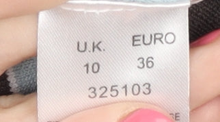 Eastex Women's Multicoloured Stripe Pullover Jumper Size 10