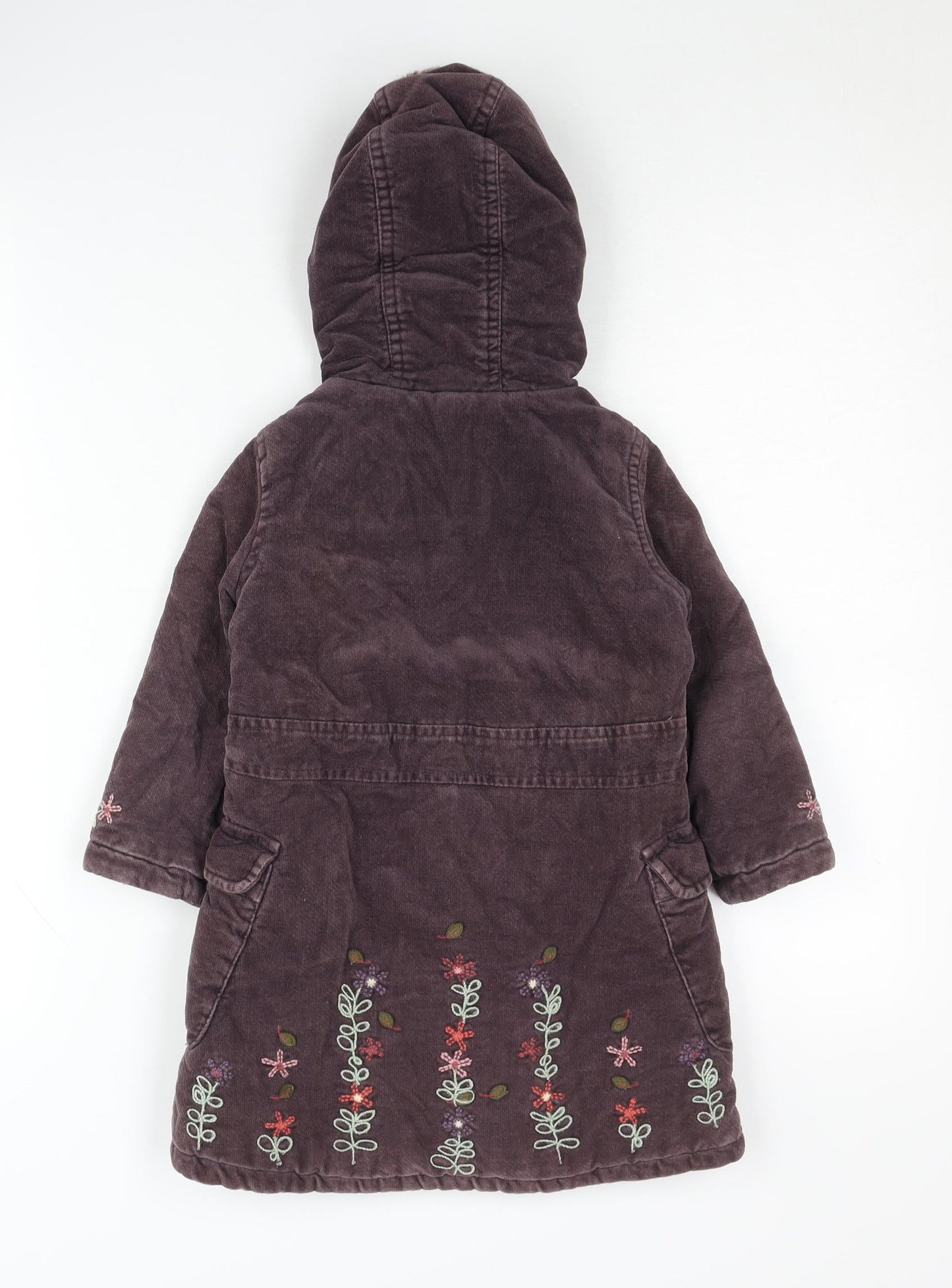 Rocha John Rocha Girls Brown Duffle Coat 3 Years