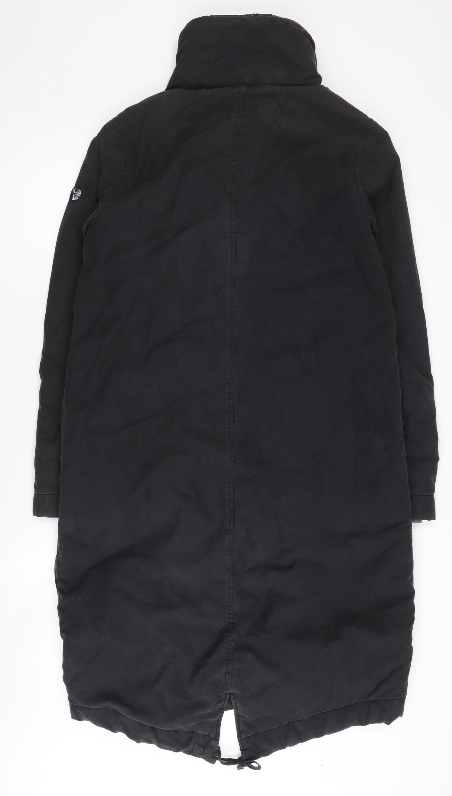 Mens UK Size S Ben Sherman Black Basic Coat