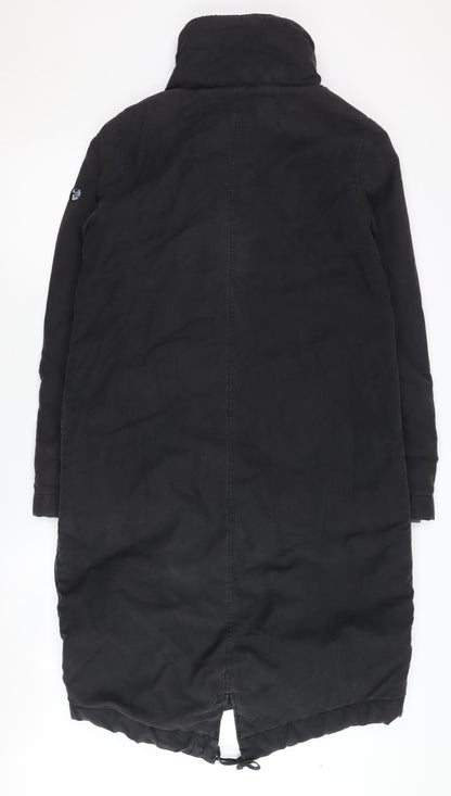 Mens UK Size S Ben Sherman Black Basic Coat