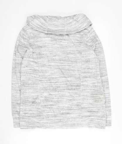 Tommy Hilfiger Women's Grey Pullover Hoodie, Size L