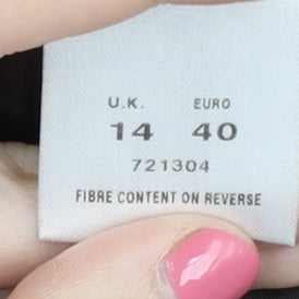 Eastex Women's Brown Wool Blend Blazer Size 14