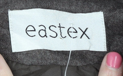 Eastex Women's Brown Wool Blend Blazer Size 14