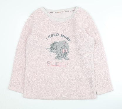 Disney at George Eeyore Pink Fleece Jumper Women’s 12-14