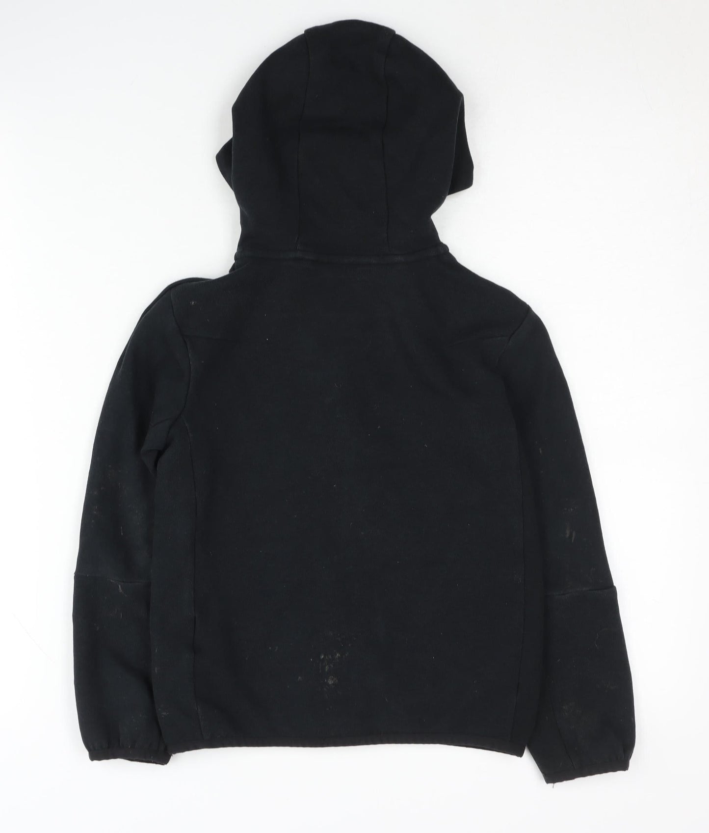 Nike Boys Black Full Zip Hoodie 6-7 Years Fleece