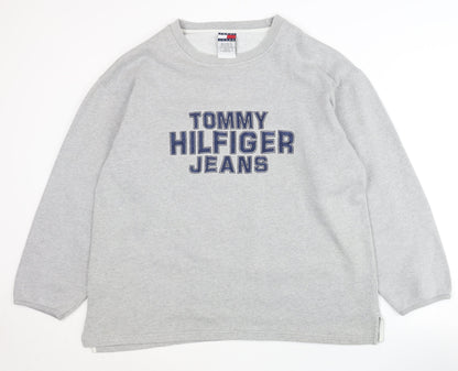 Tommy Hilfiger Men's Grey Pullover Sweatshirt M