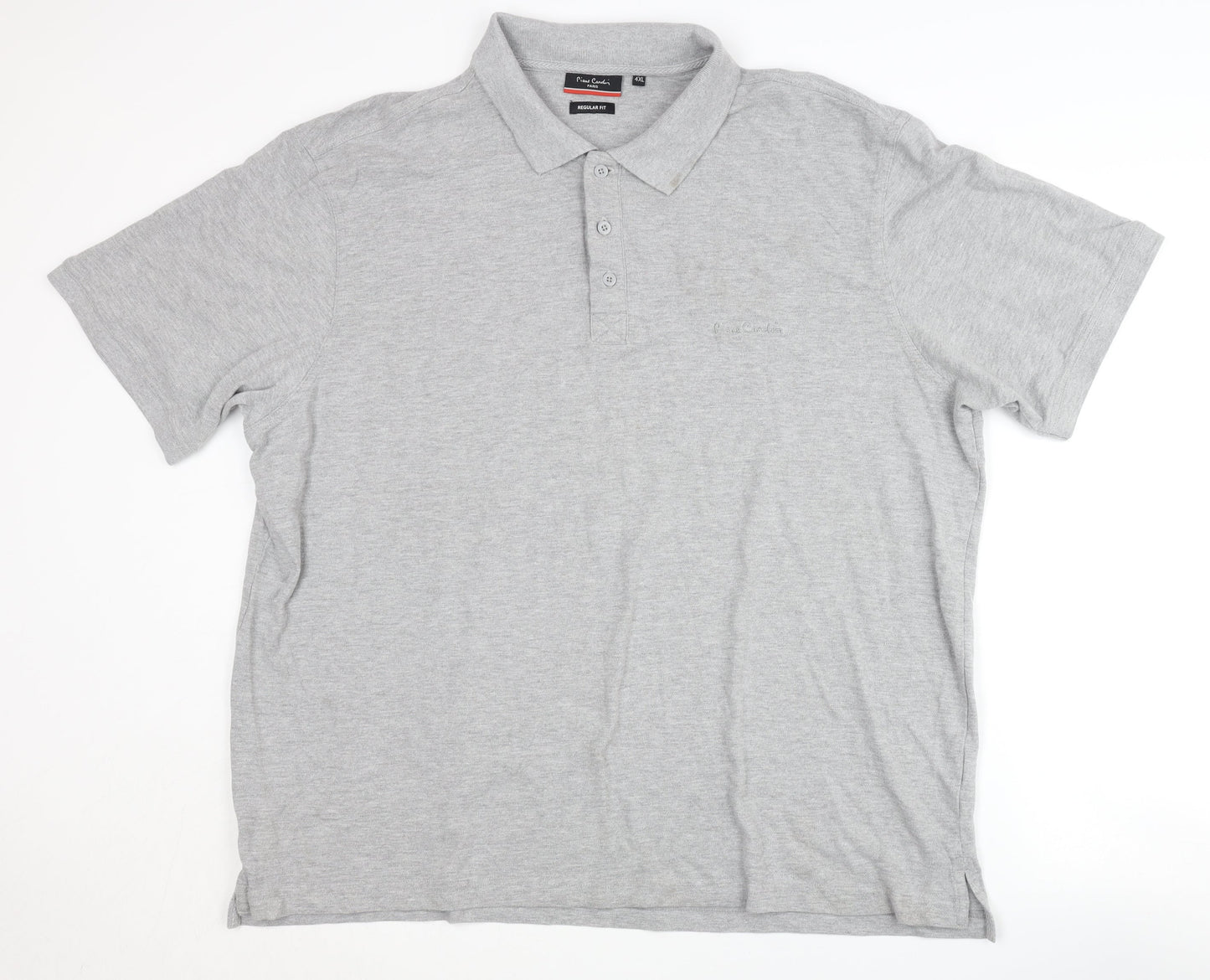 Pierre Cardin Men's Grey 4XL Polo Shirt