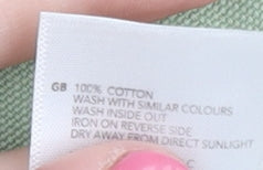 Mantaray Women's Green Cotton Skirt, Size 10, Pockets