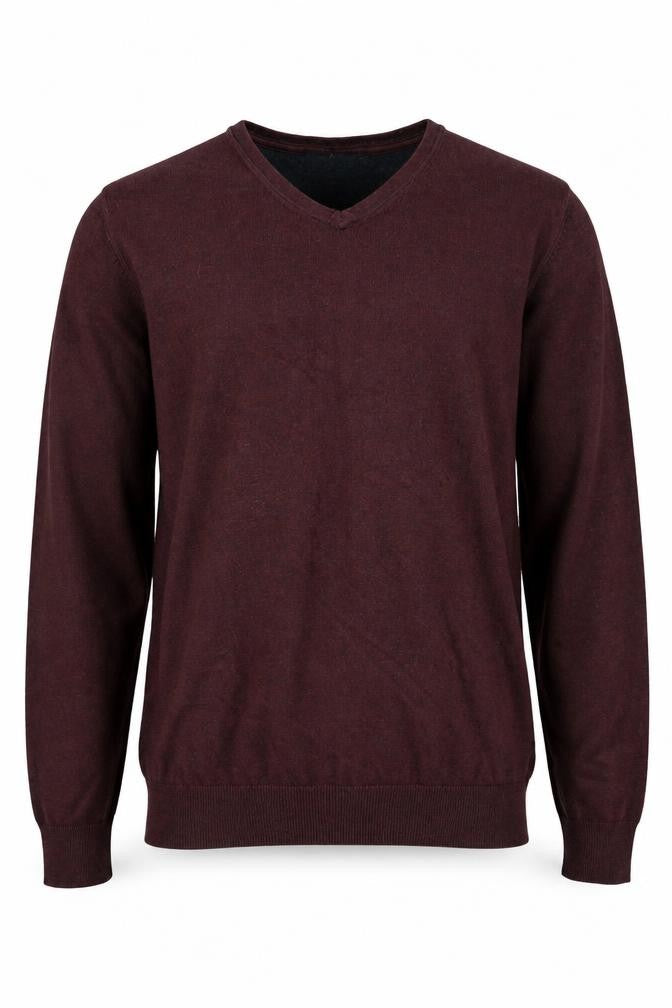 Mens UK Size M Jeff Banks Red Pullover Jumper