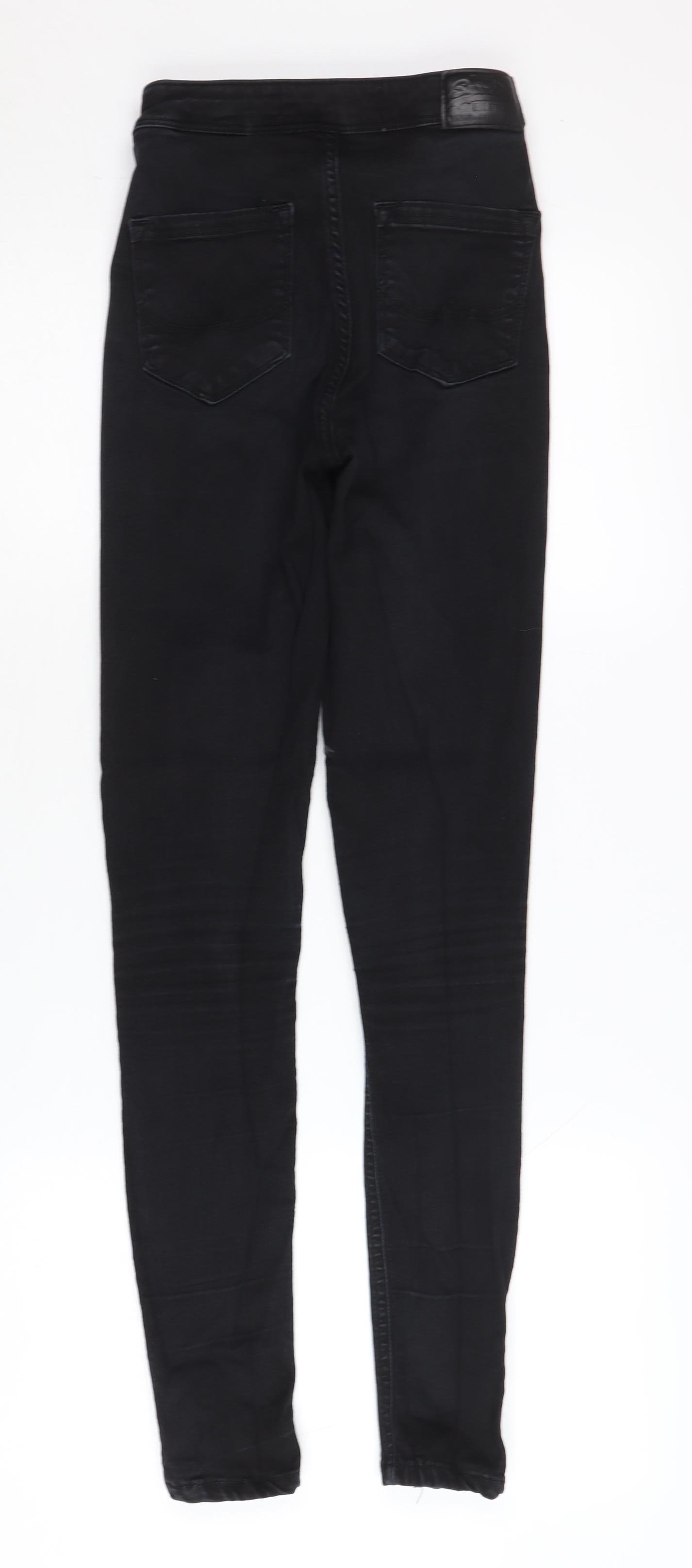Womens UK Size 24 Superdry Slim Fit Jegging Black Jeans