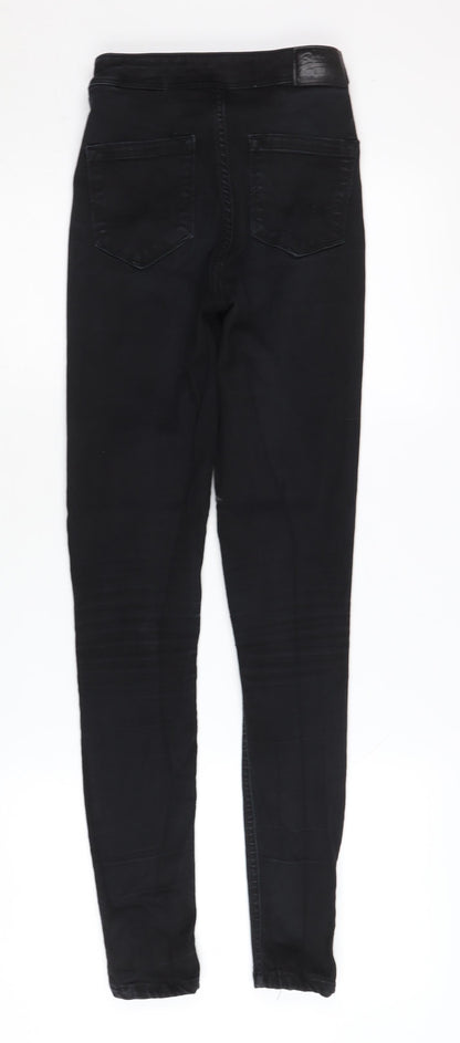 Womens UK Size 24 Superdry Slim Fit Jegging Black Jeans