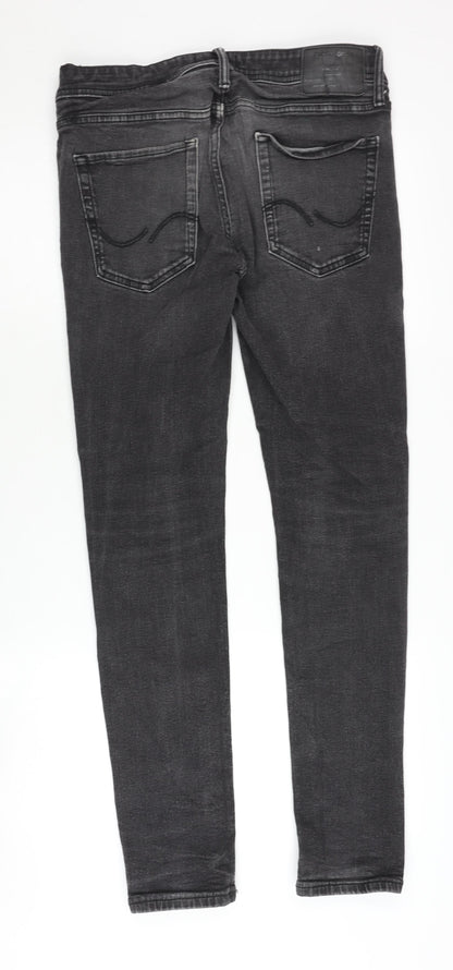 Jack & Jones Men's Black Skinny Jeans 32 Slim Fit