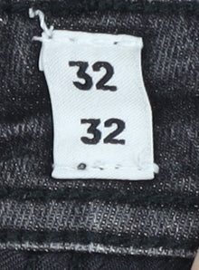 Jack & Jones Men's Black Skinny Jeans 32 Slim Fit