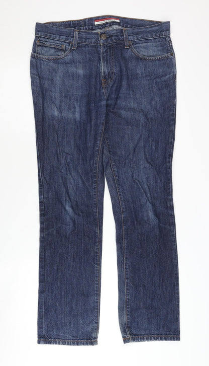Mens UK Size 30 Tommy Hilfiger  Straight Blue Jeans