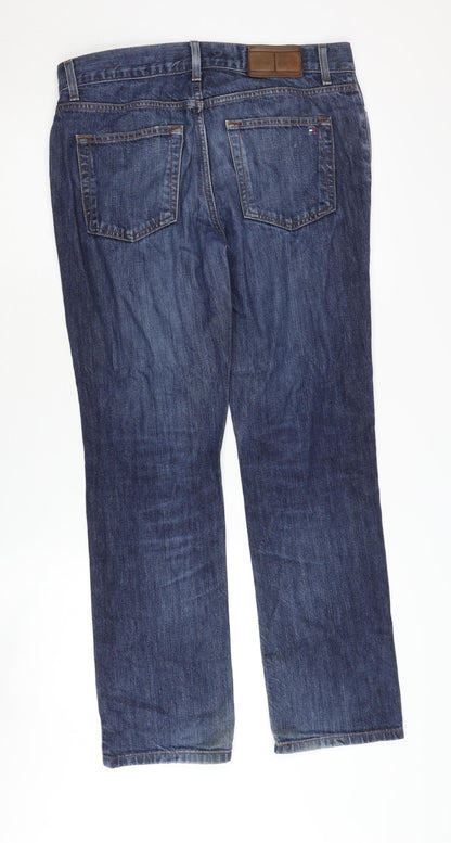 Mens UK Size 30 Tommy Hilfiger  Straight Blue Jeans