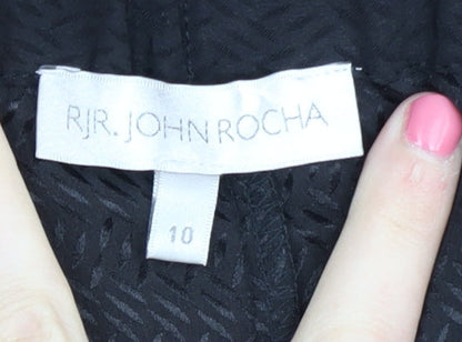 RJR. John Rocha Women's Black Trousers Size 10