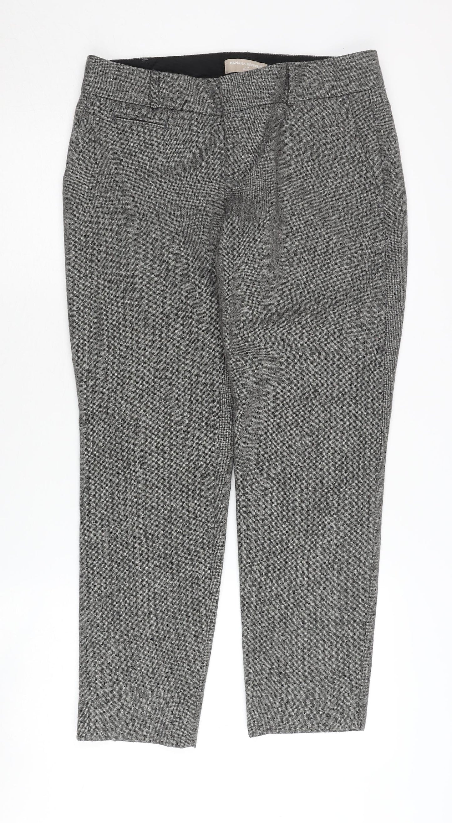 Banana Republic Women's Grey Wool Trousers Size 6