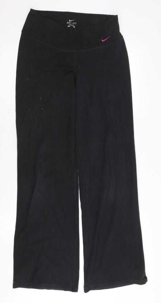 Nike Women’s Black Gym Yoga Trousers, Size S, Straight Style