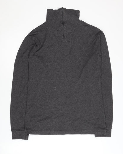 Mens UK Size S Trespass Grey Full Zip Sweatshirt