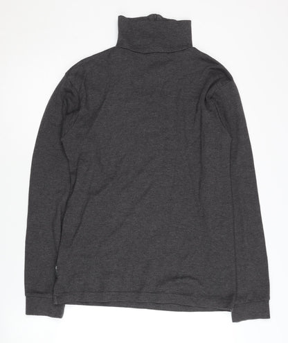 Mens UK Size S Trespass Grey Full Zip Sweatshirt