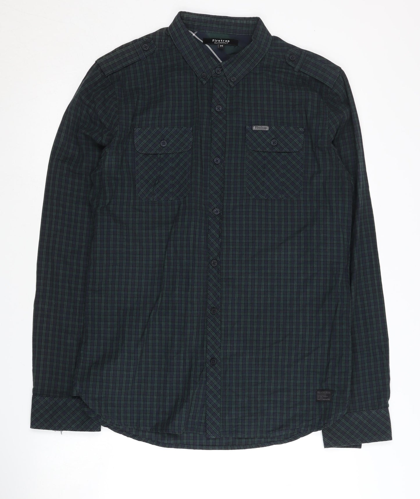 Firetrap Men's Multicoloured Check Long Sleeve Shirt