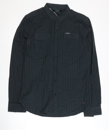 Firetrap Men's Multicoloured Check Long Sleeve Shirt