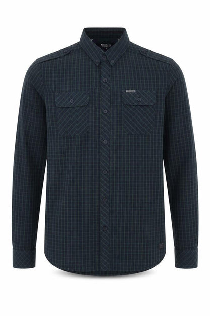 Firetrap Men's Multicoloured Check Long Sleeve Shirt