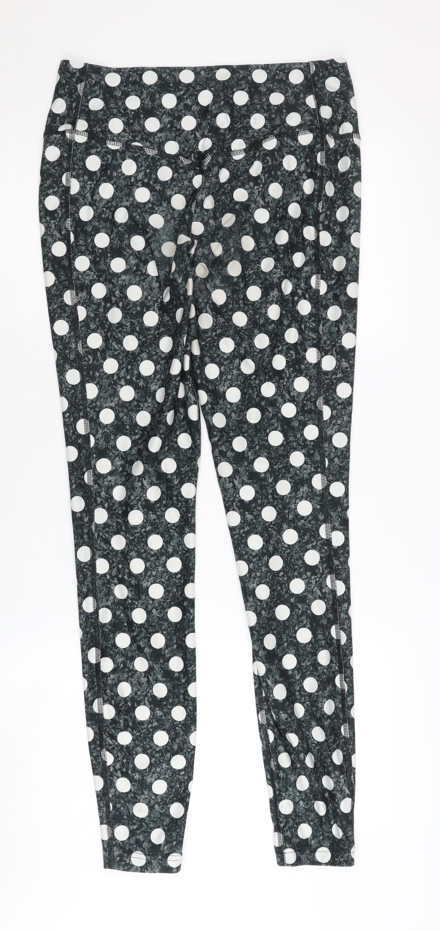 Nike Women's Black Polka Dot Leggings M