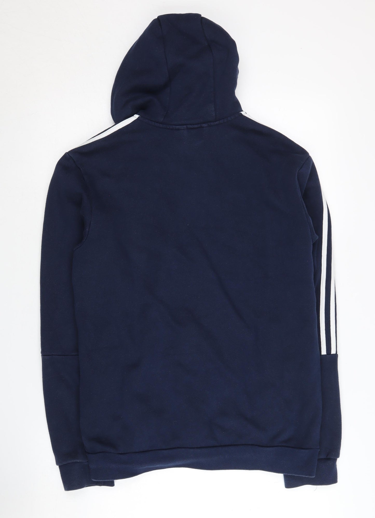 Adidas Men's Blue Full Zip Hoodie M Logo