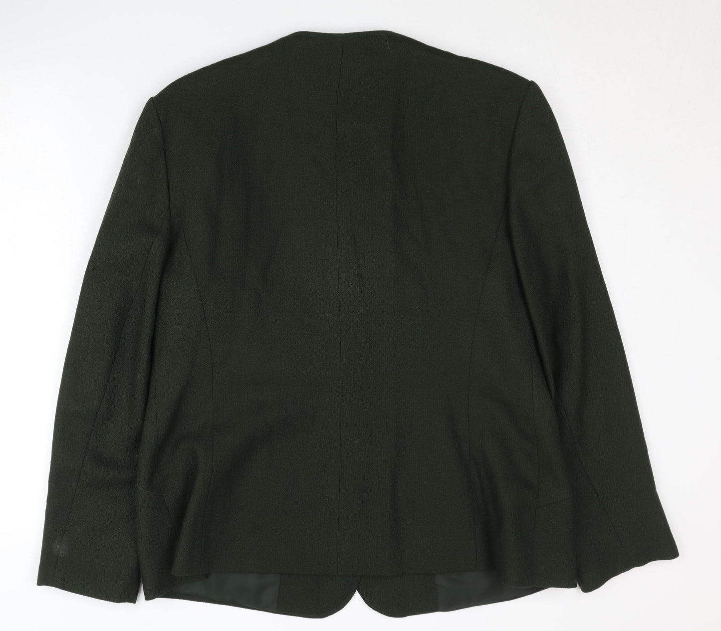 Eastex Women's Green Wool Blazer - Size 16, Vintage