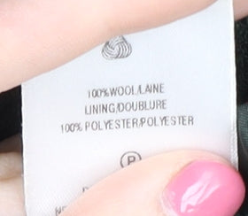 Eastex Women's Green Wool Blazer - Size 16, Vintage