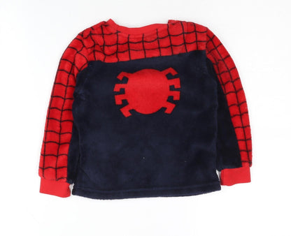 Marvel Spider-Man Boys Red Fleece Top 3-4 Years