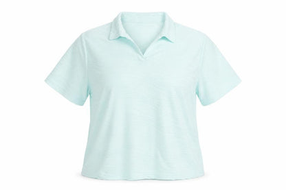 Honor Millburn Women's Blue Polo Shirt L Short Sleeve