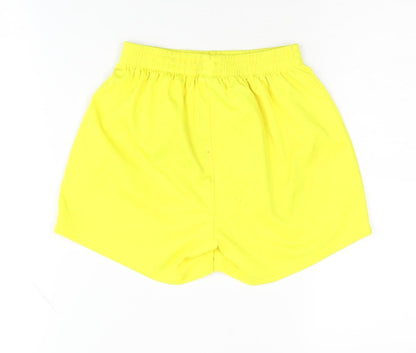 New Balance Boys Athletic Yellow Football Shorts - Size 6-7Y