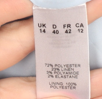 Womens UK Size 14 Eastex Regular Blue Blazer