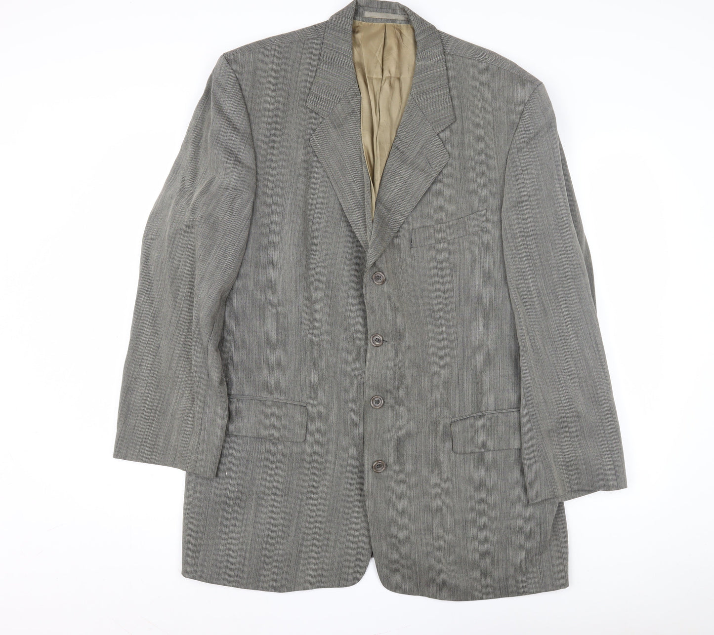Mens UK Size 44 Van Gils Regular Grey Suit Jacket