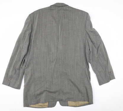 Mens UK Size 44 Van Gils Regular Grey Suit Jacket